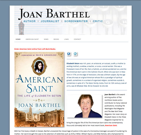 joanbarthel.com new home page